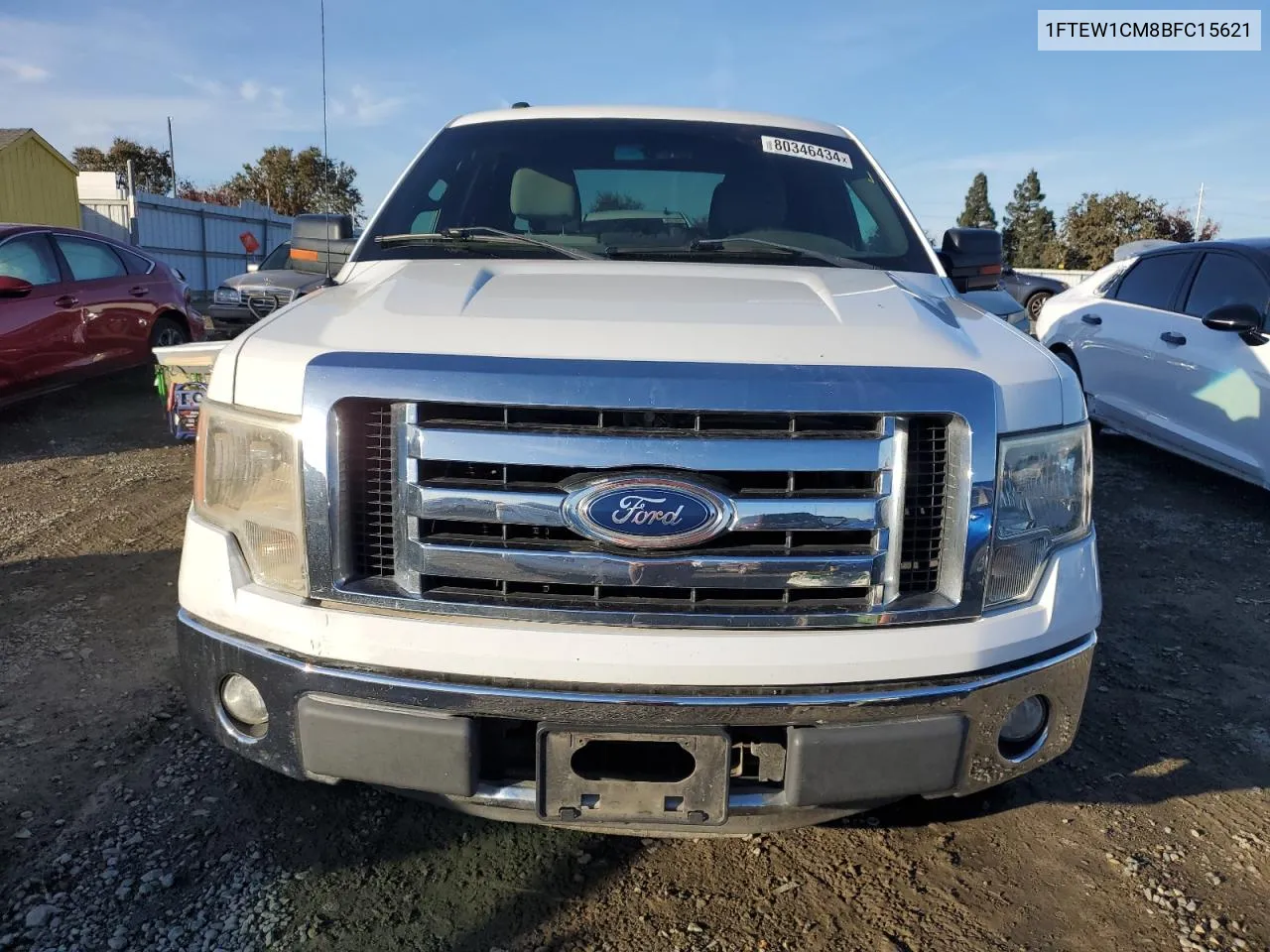 2011 Ford F150 Supercrew VIN: 1FTEW1CM8BFC15621 Lot: 80346434