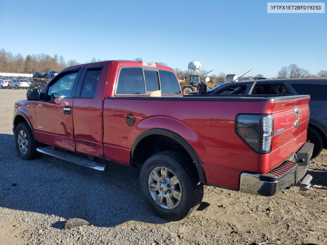 2011 Ford F150 Super Cab VIN: 1FTFX1ET2BFD19253 Lot: 80438014