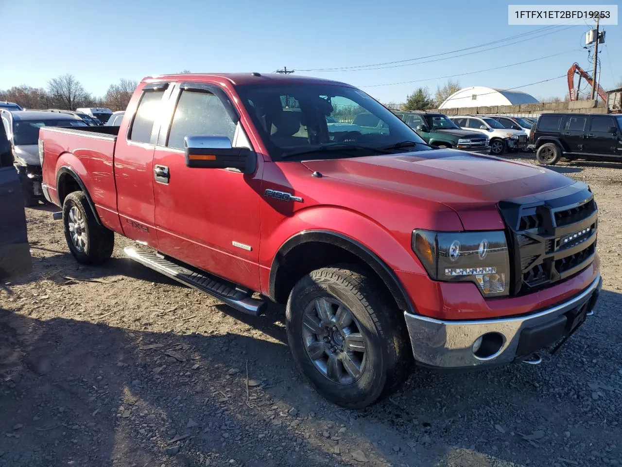 2011 Ford F150 Super Cab VIN: 1FTFX1ET2BFD19253 Lot: 80438014