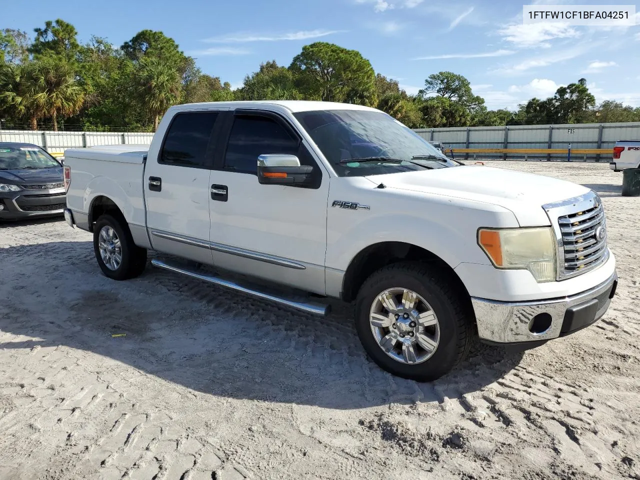 2011 Ford F150 Supercrew VIN: 1FTFW1CF1BFA04251 Lot: 80920854