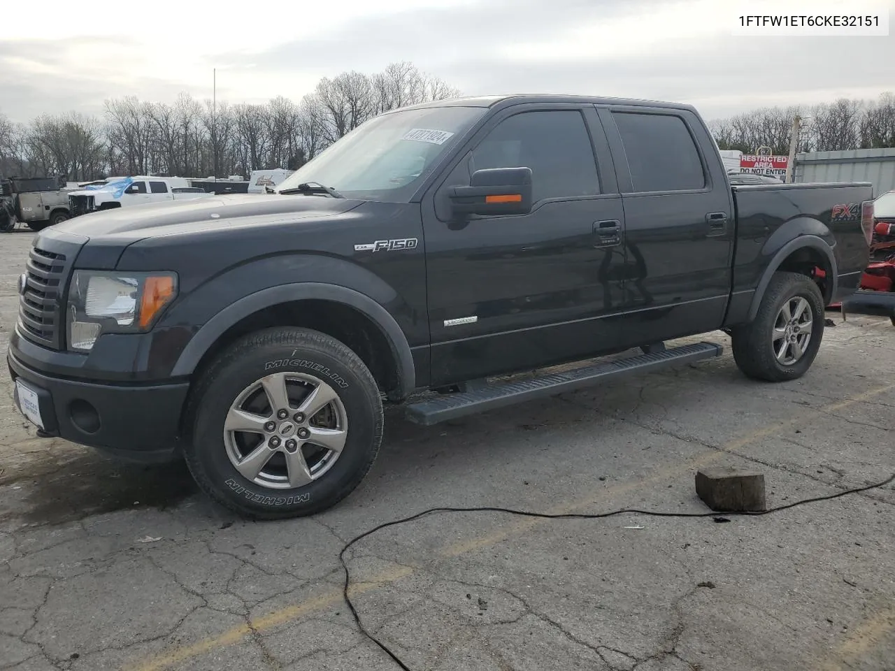 1FTFW1ET6CKE32151 2012 Ford F150 Supercrew