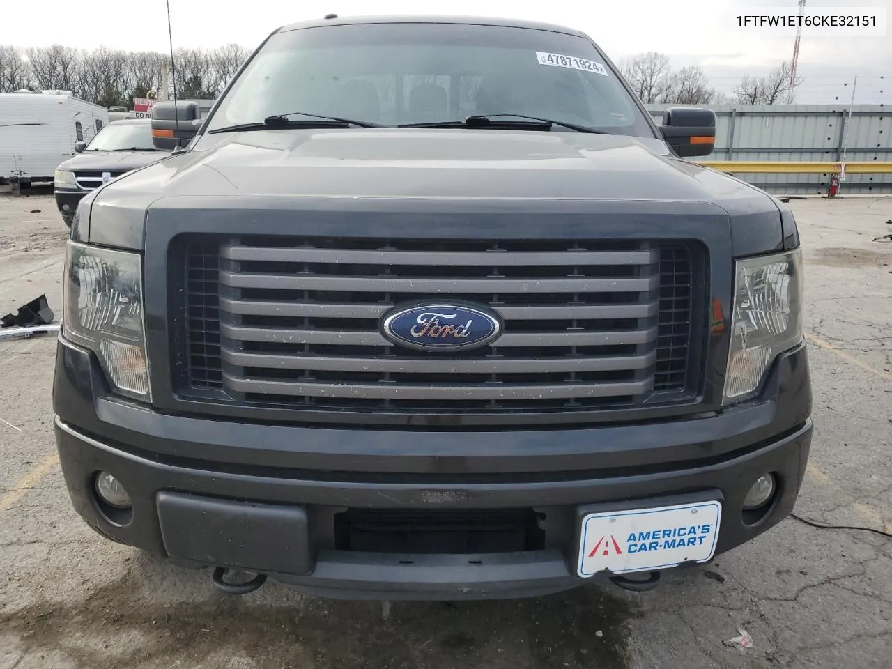 1FTFW1ET6CKE32151 2012 Ford F150 Supercrew