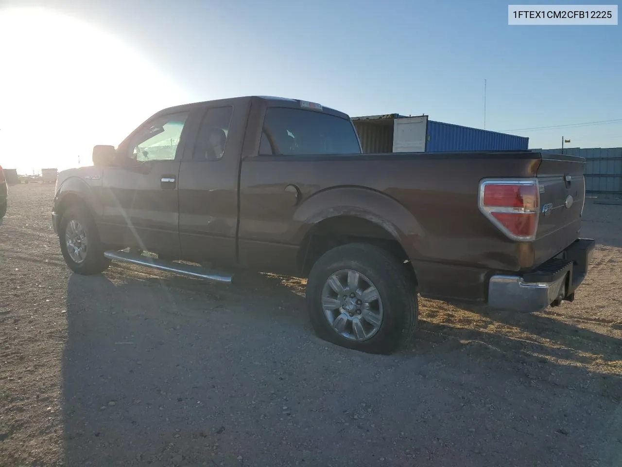 1FTEX1CM2CFB12225 2012 Ford F150 Super Cab