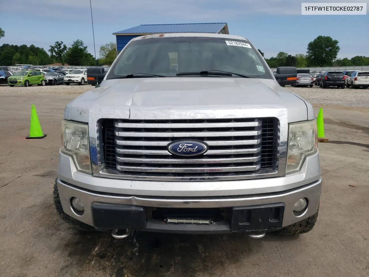 2012 Ford F150 Supercrew VIN: 1FTFW1ET0CKE02787 Lot: 52182944