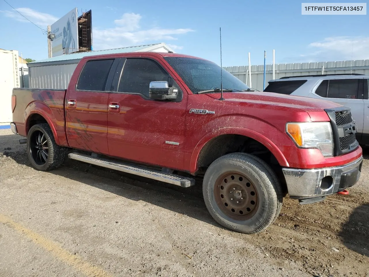 1FTFW1ET5CFA13457 2012 Ford F150 Supercrew