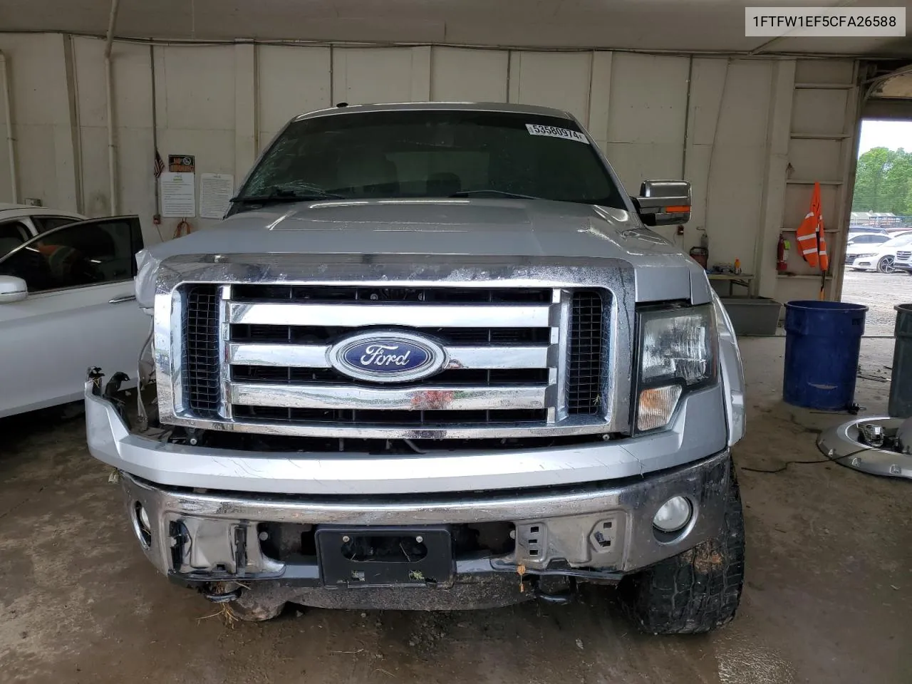 2012 Ford F150 Supercrew VIN: 1FTFW1EF5CFA26588 Lot: 53580974