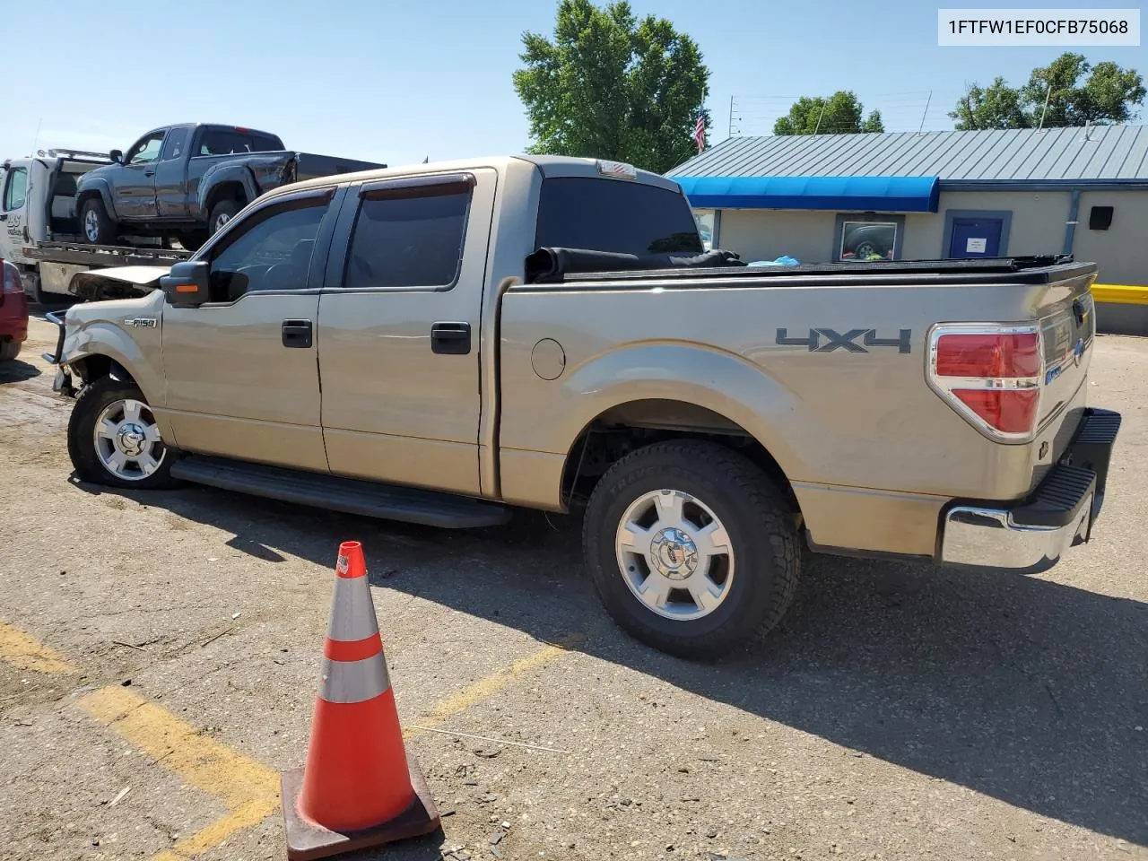 2012 Ford F150 Supercrew VIN: 1FTFW1EF0CFB75068 Lot: 58680534