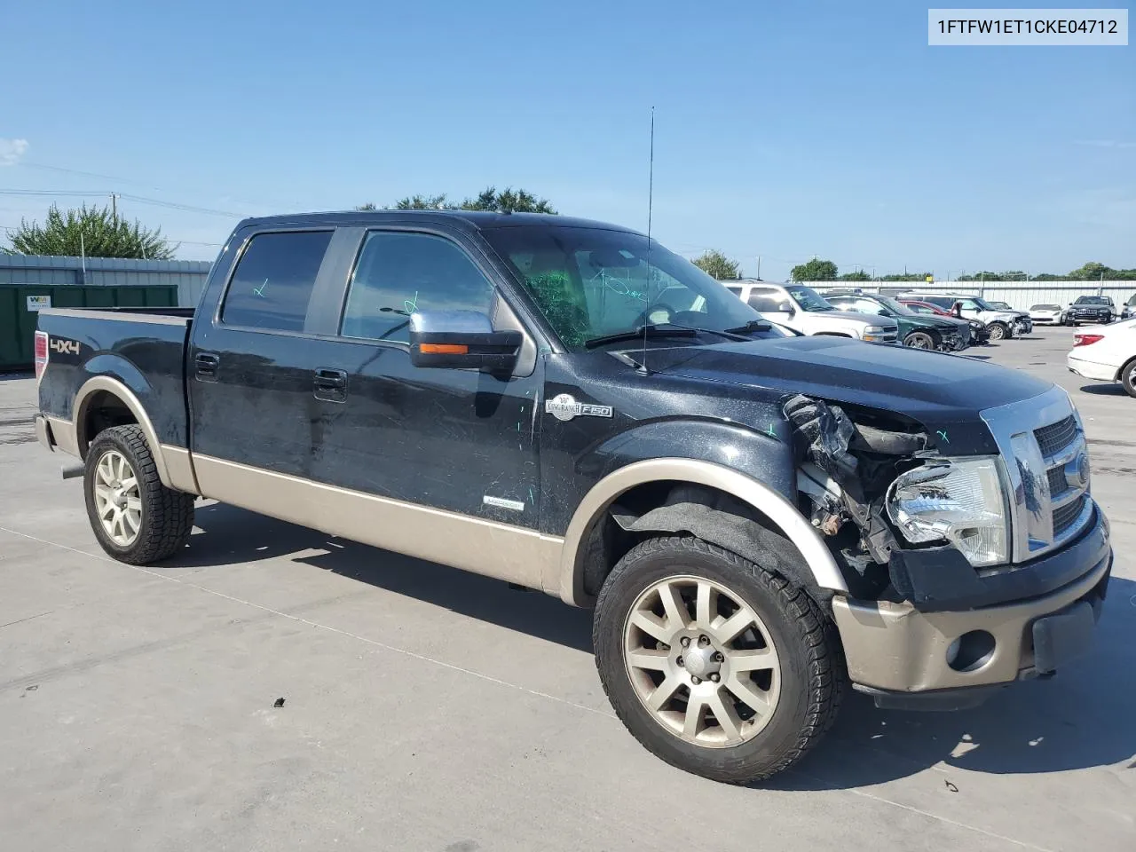 1FTFW1ET1CKE04712 2012 Ford F150 Supercrew