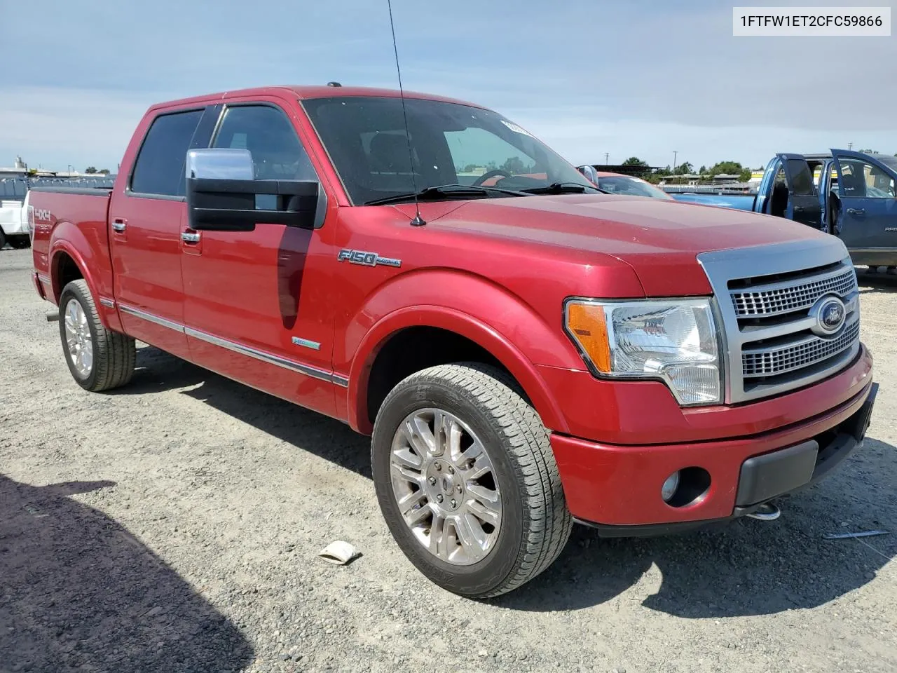 2012 Ford F150 Supercrew VIN: 1FTFW1ET2CFC59866 Lot: 59281004