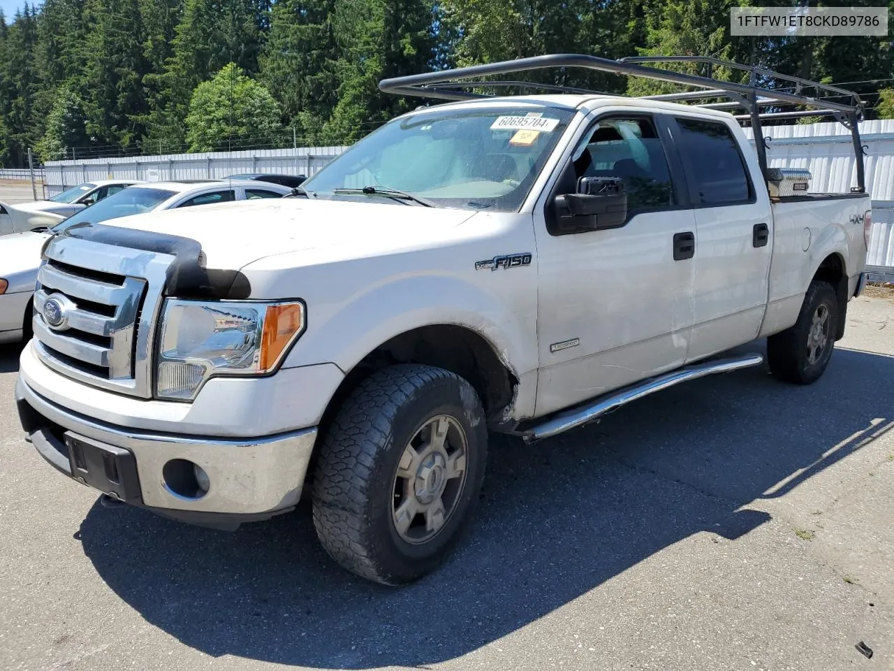 2012 Ford F150 Supercrew VIN: 1FTFW1ET8CKD89786 Lot: 60695704