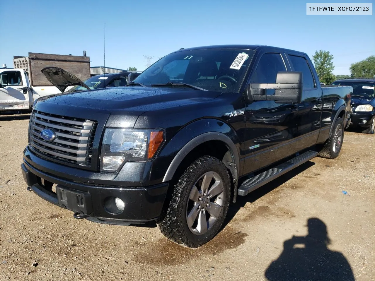 2012 Ford F150 Supercrew VIN: 1FTFW1ETXCFC72123 Lot: 60885864