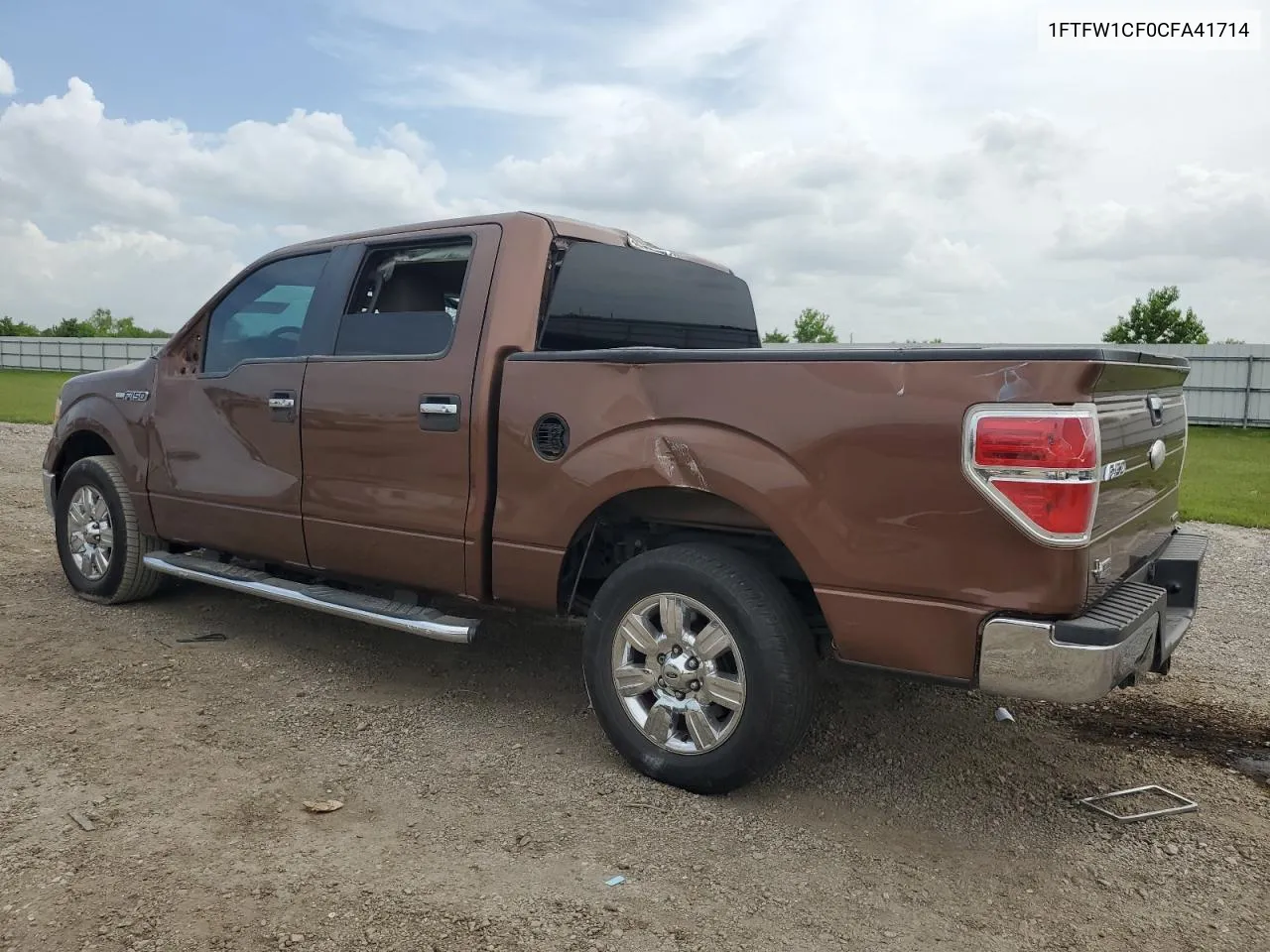 2012 Ford F150 Supercrew VIN: 1FTFW1CF0CFA41714 Lot: 61556814