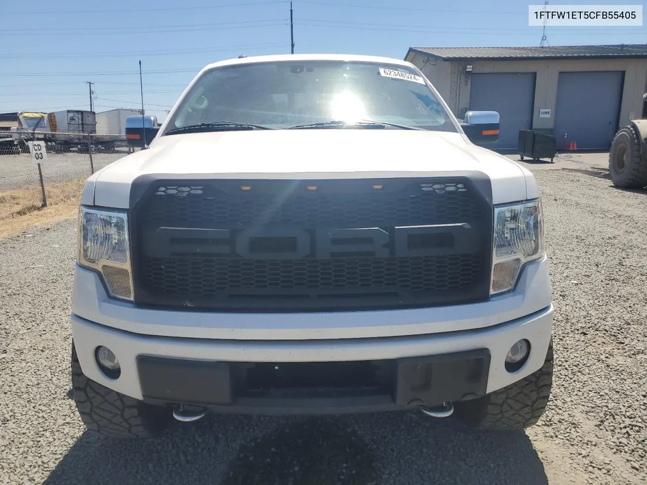 2012 Ford F150 Supercrew VIN: 1FTFW1ET5CFB55405 Lot: 62348524