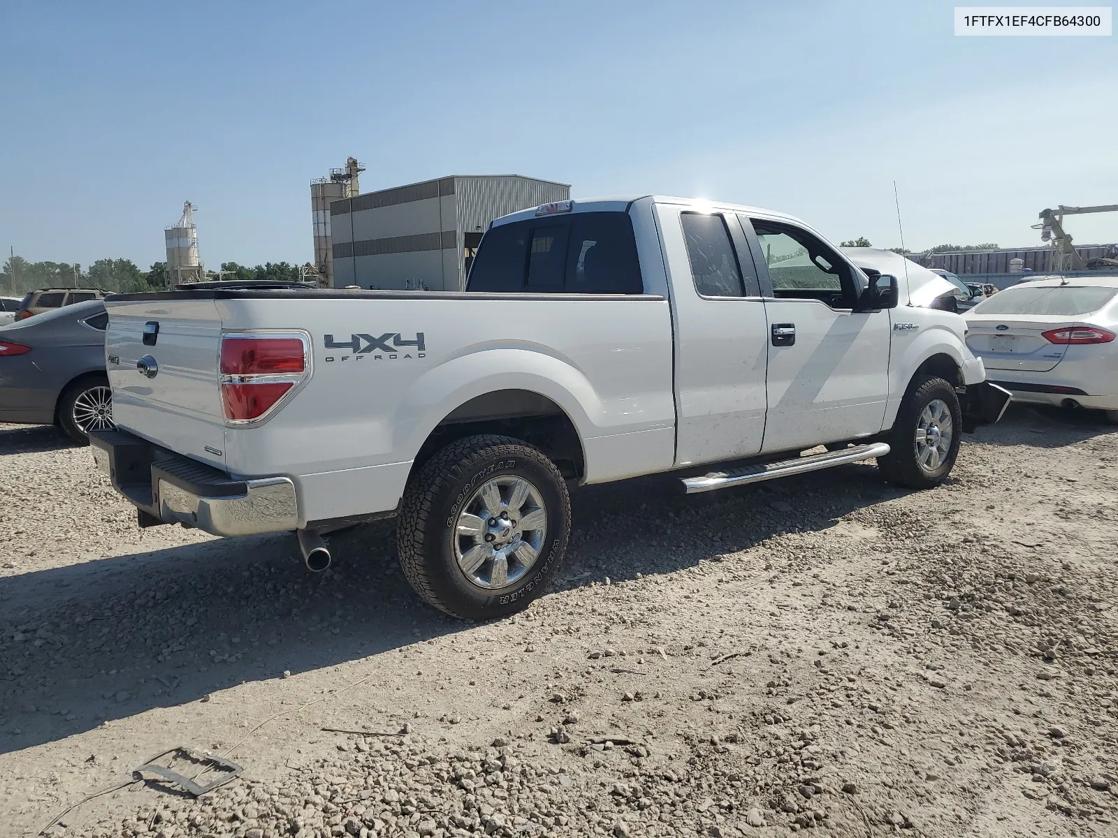 2012 Ford F150 Super Cab VIN: 1FTFX1EF4CFB64300 Lot: 63714464