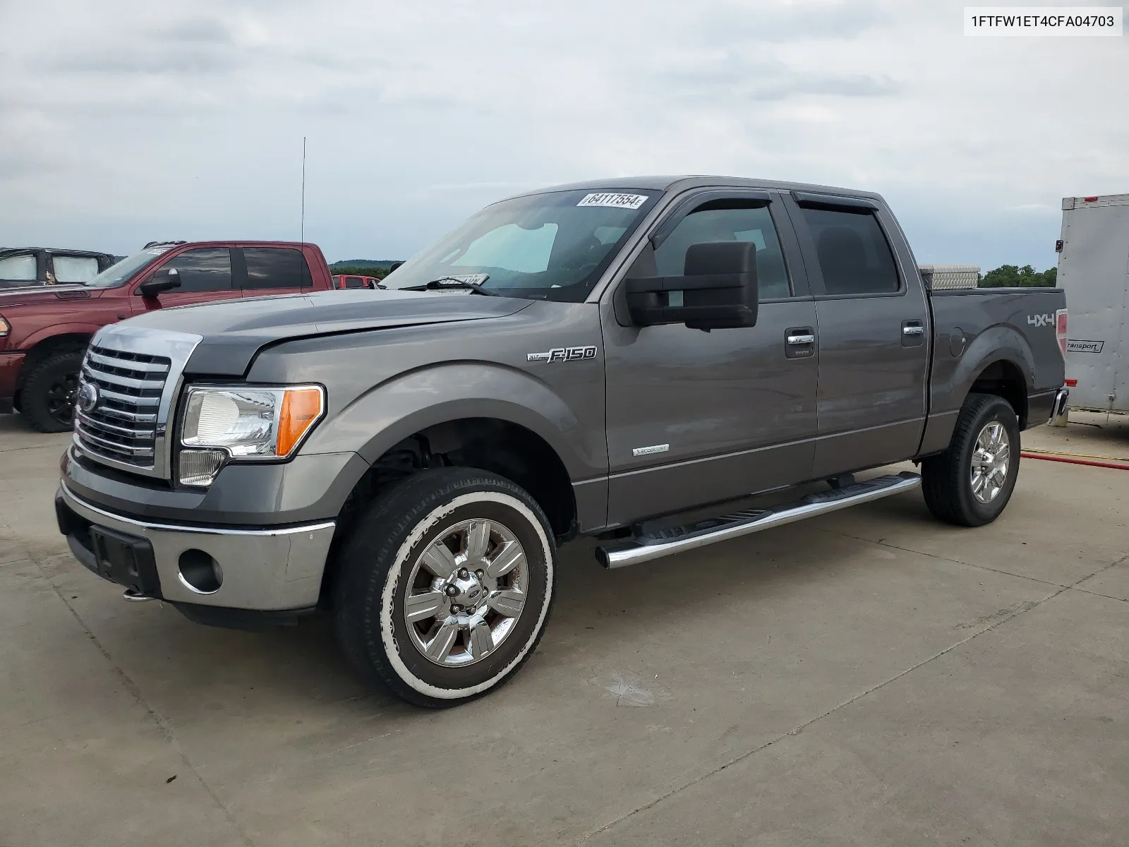 2012 Ford F150 Supercrew VIN: 1FTFW1ET4CFA04703 Lot: 64117554