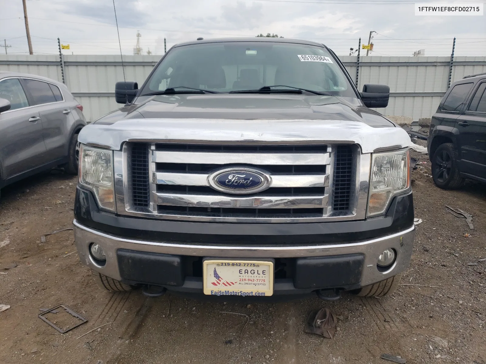 2012 Ford F150 Supercrew VIN: 1FTFW1EF8CFD02715 Lot: 65103984