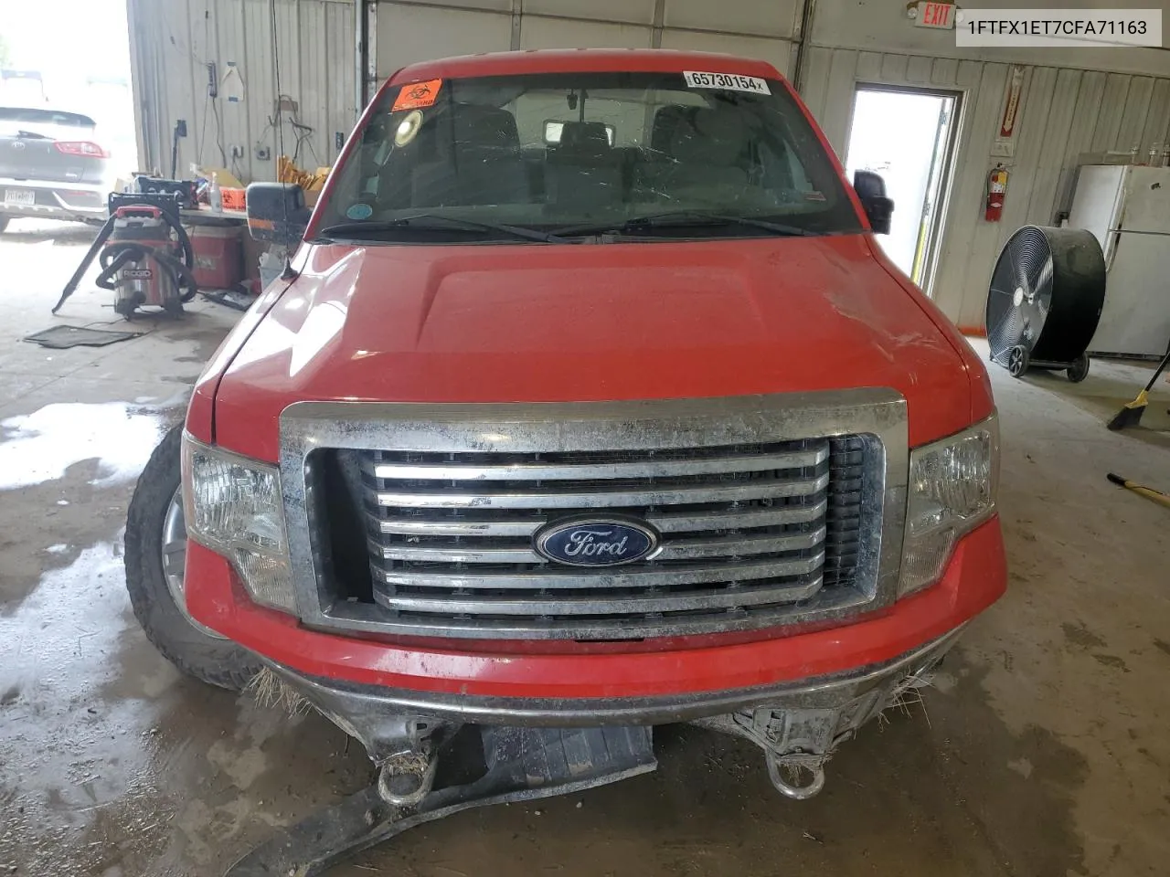 1FTFX1ET7CFA71163 2012 Ford F150 Super Cab