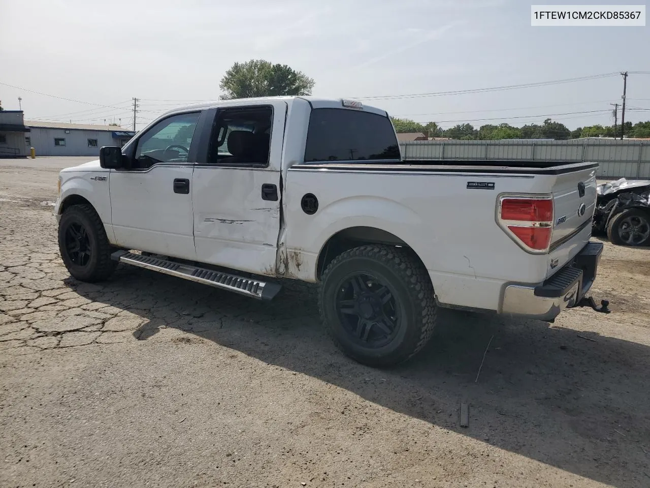 2012 Ford F150 Supercrew VIN: 1FTEW1CM2CKD85367 Lot: 65896574