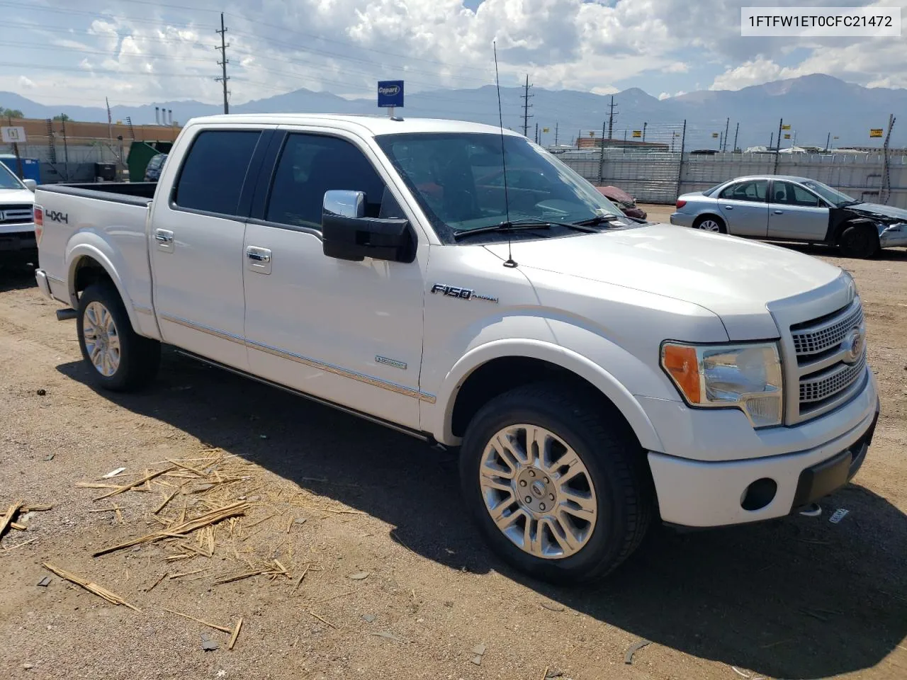 2012 Ford F150 Supercrew VIN: 1FTFW1ET0CFC21472 Lot: 66387704