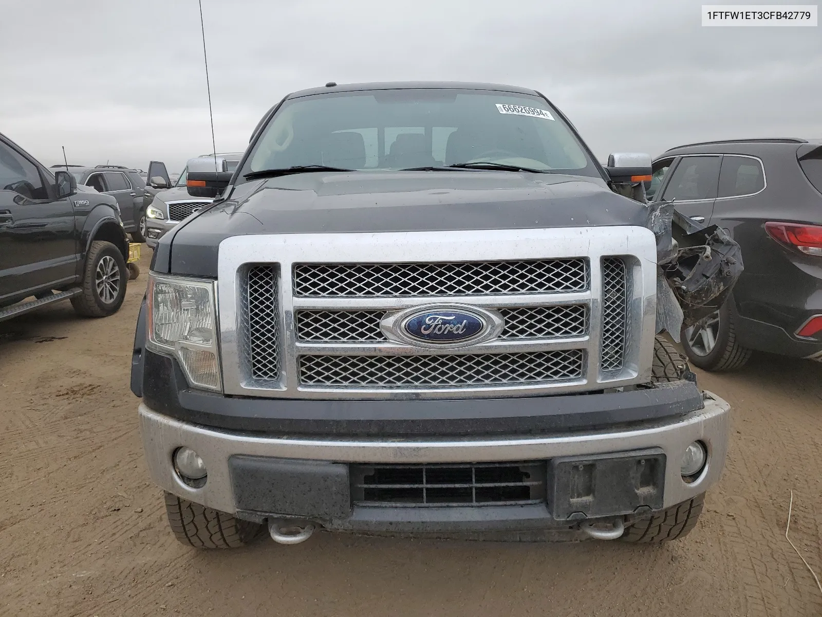 2012 Ford F150 Supercrew VIN: 1FTFW1ET3CFB42779 Lot: 66626994