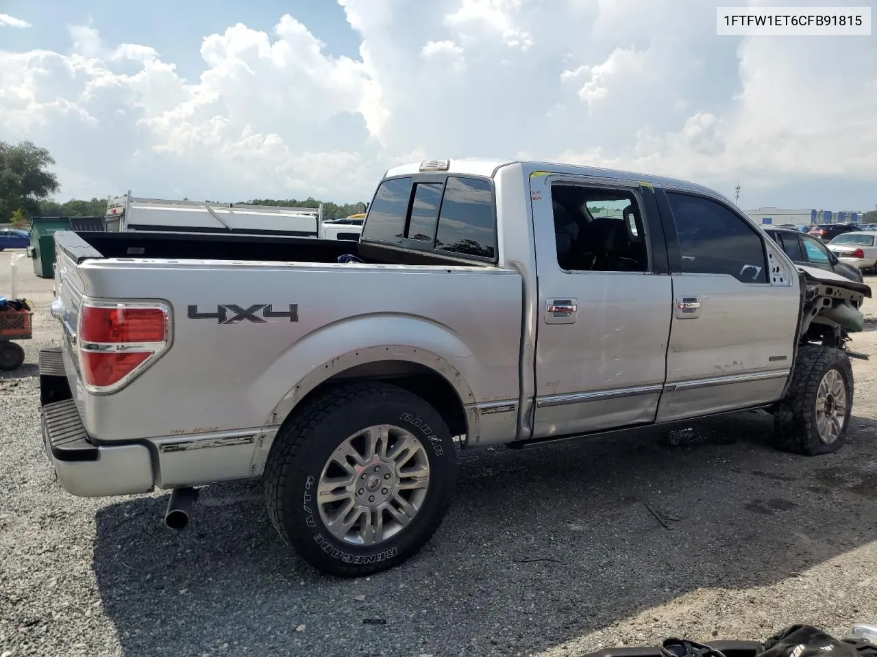 1FTFW1ET6CFB91815 2012 Ford F150 Supercrew