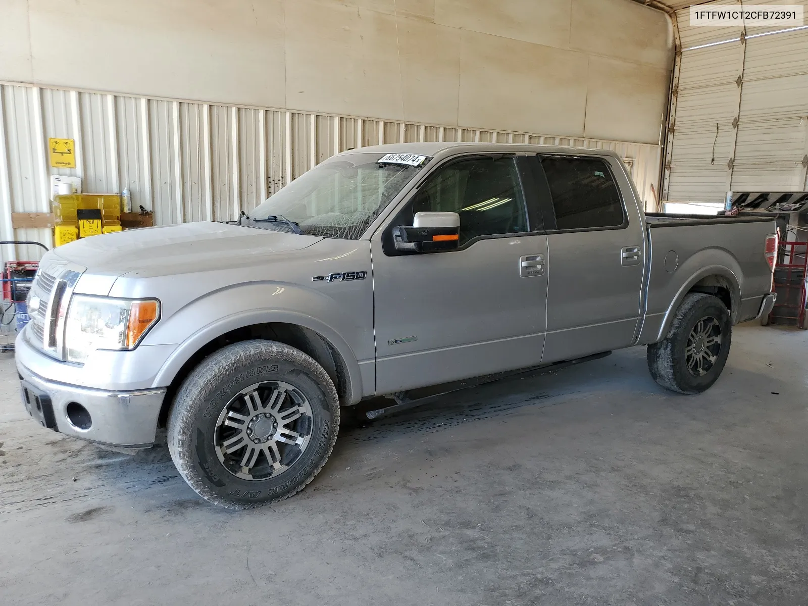 1FTFW1CT2CFB72391 2012 Ford F150 Supercrew