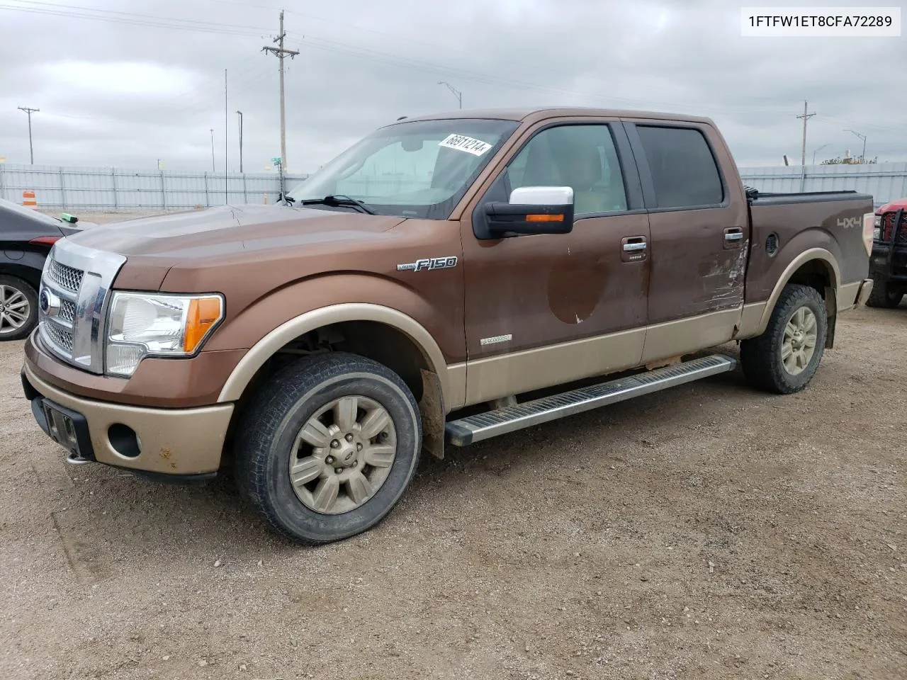 2012 Ford F150 Supercrew VIN: 1FTFW1ET8CFA72289 Lot: 66911214