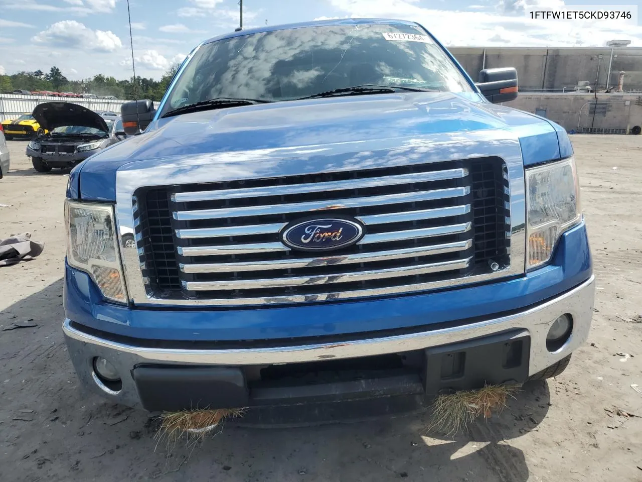 1FTFW1ET5CKD93746 2012 Ford F150 Supercrew