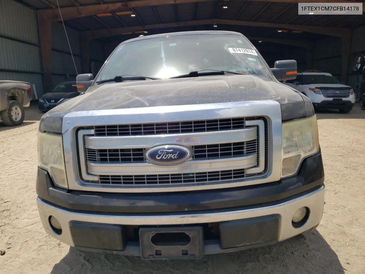 1FTEX1CM7CFB14178 2012 Ford F150 Super Cab