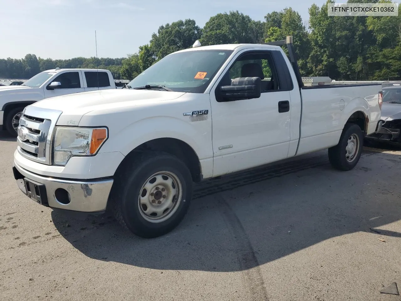 2012 Ford F150 VIN: 1FTNF1CTXCKE10362 Lot: 68210924