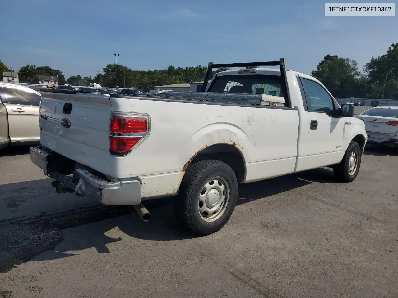 2012 Ford F150 VIN: 1FTNF1CTXCKE10362 Lot: 68210924