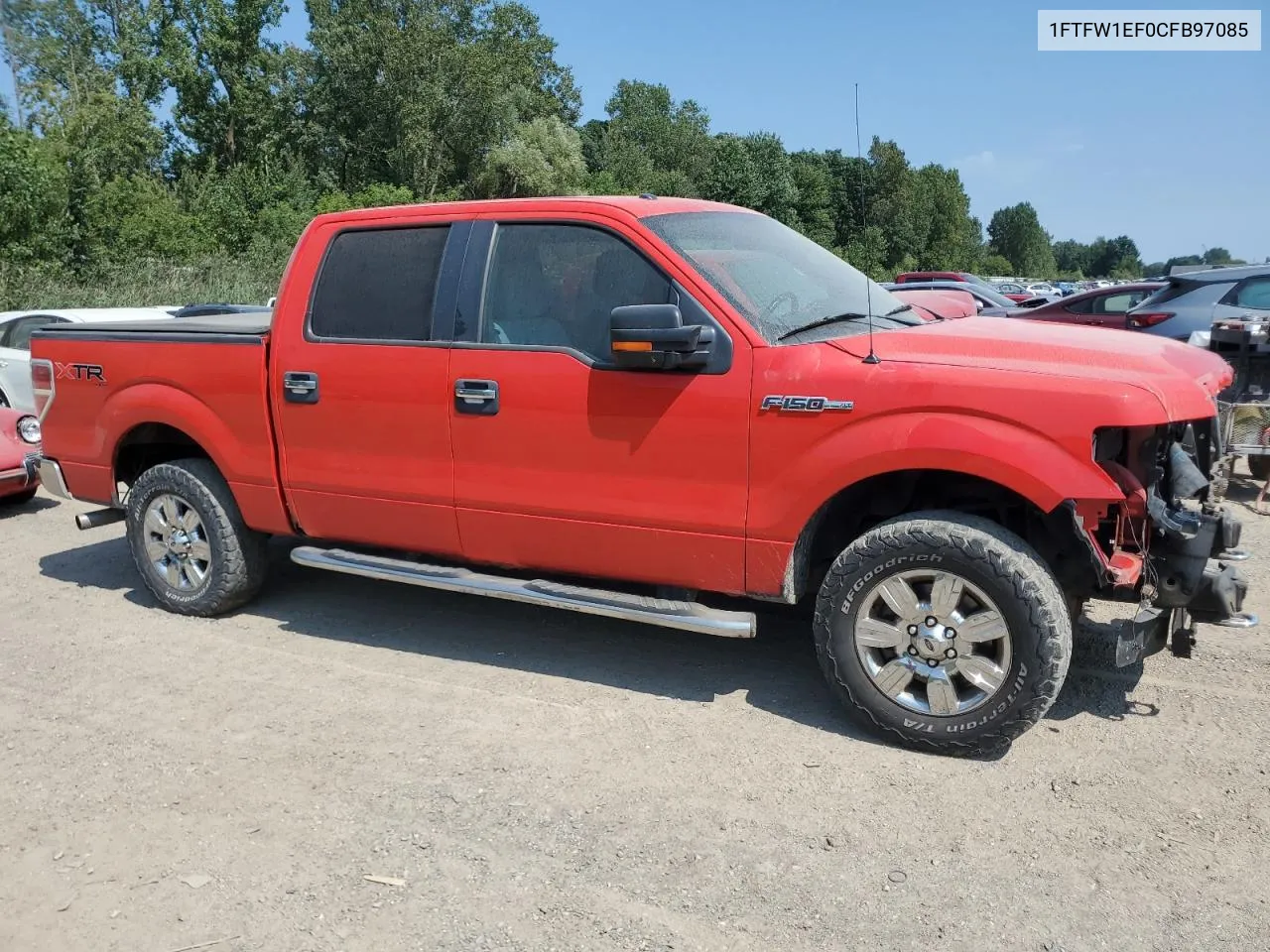 2012 Ford F150 Supercrew VIN: 1FTFW1EF0CFB97085 Lot: 68211944