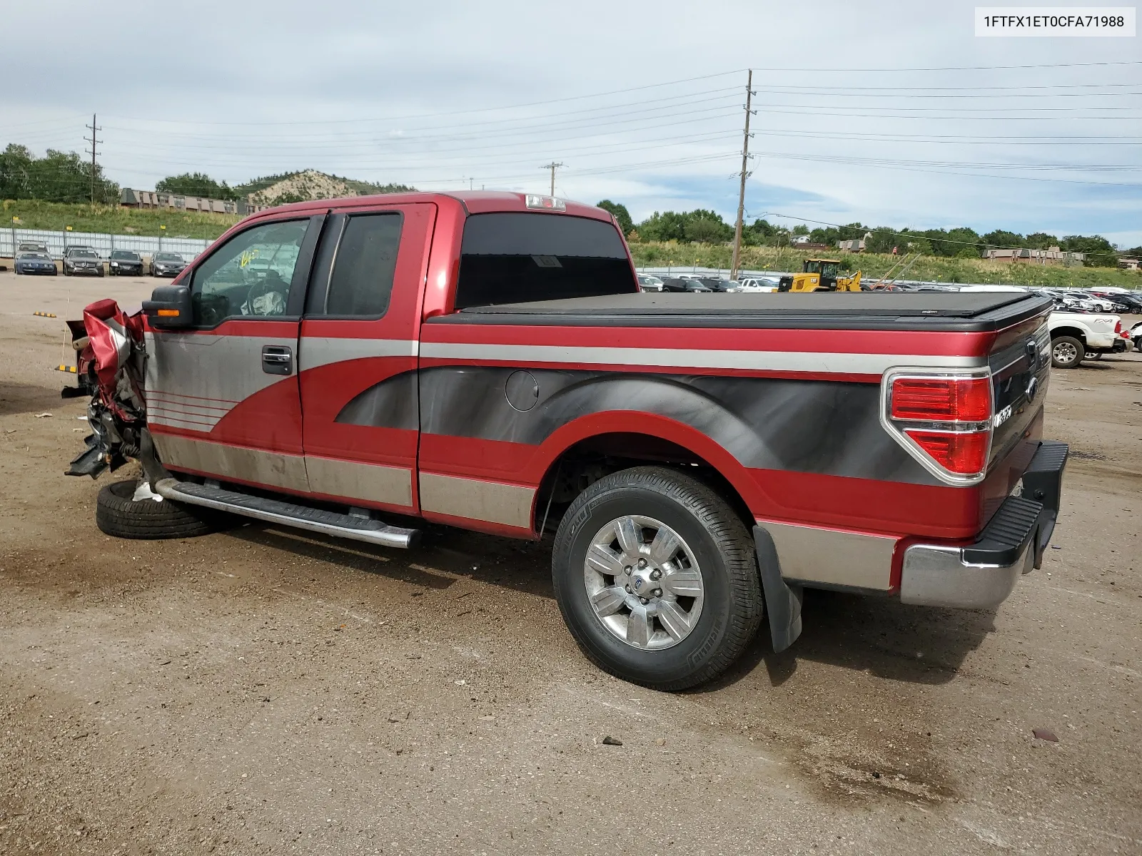 2012 Ford F150 Super Cab VIN: 1FTFX1ET0CFA71988 Lot: 68500394