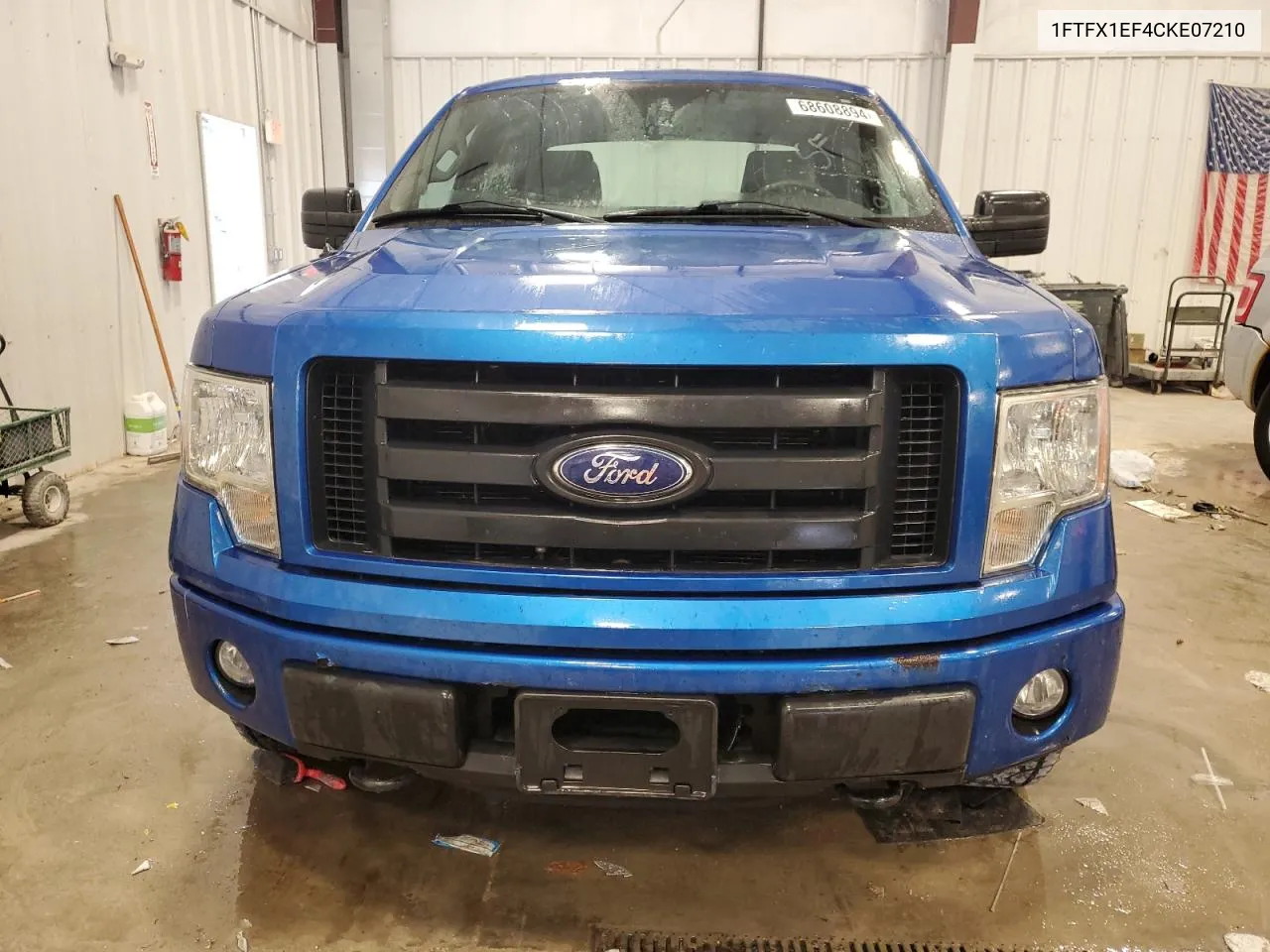 2012 Ford F150 Super Cab VIN: 1FTFX1EF4CKE07210 Lot: 68608894