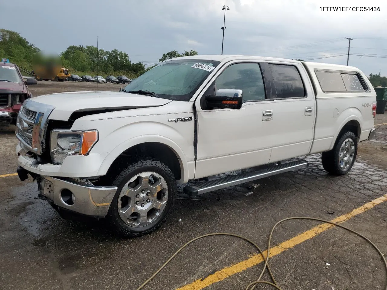 2012 Ford F150 Supercrew VIN: 1FTFW1EF4CFC54436 Lot: 68692114