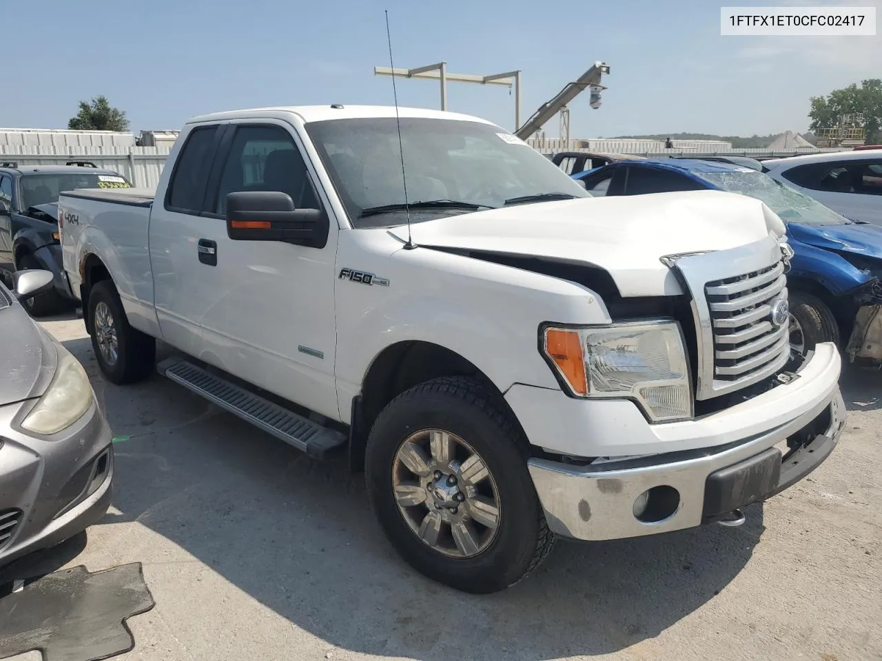 1FTFX1ET0CFC02417 2012 Ford F150 Super Cab