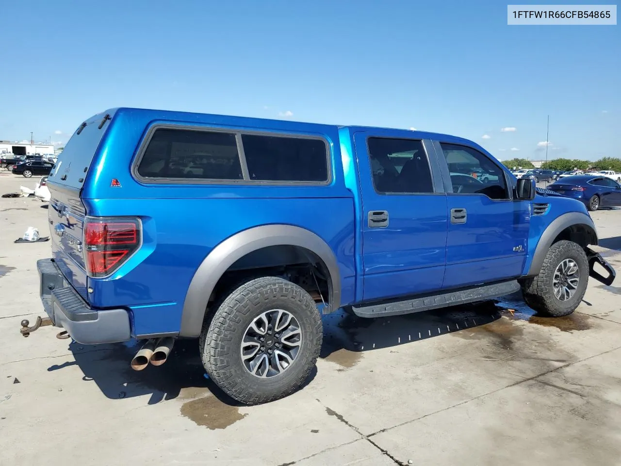 2012 Ford F150 Svt Raptor VIN: 1FTFW1R66CFB54865 Lot: 69106184