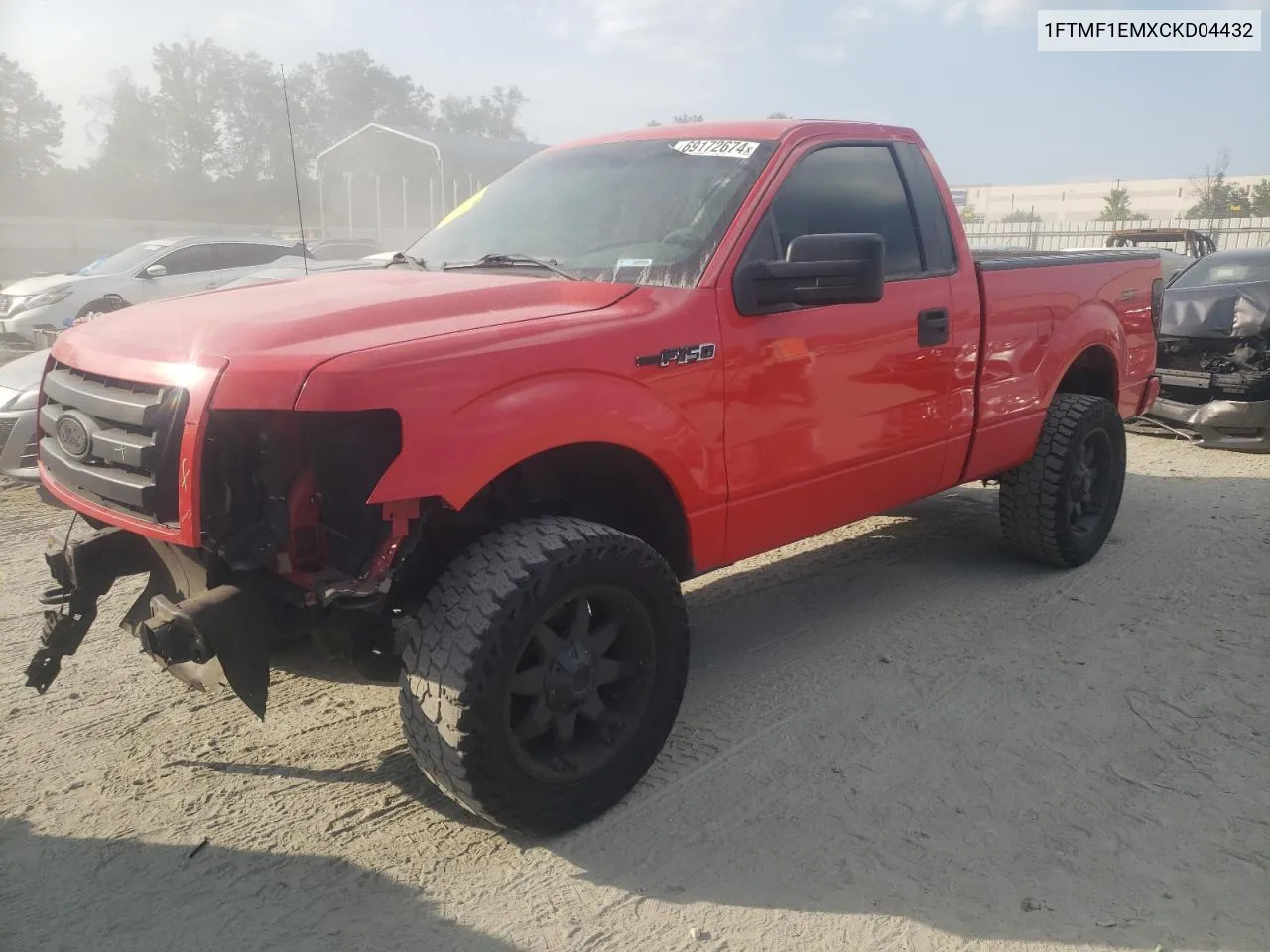 1FTMF1EMXCKD04432 2012 Ford F150