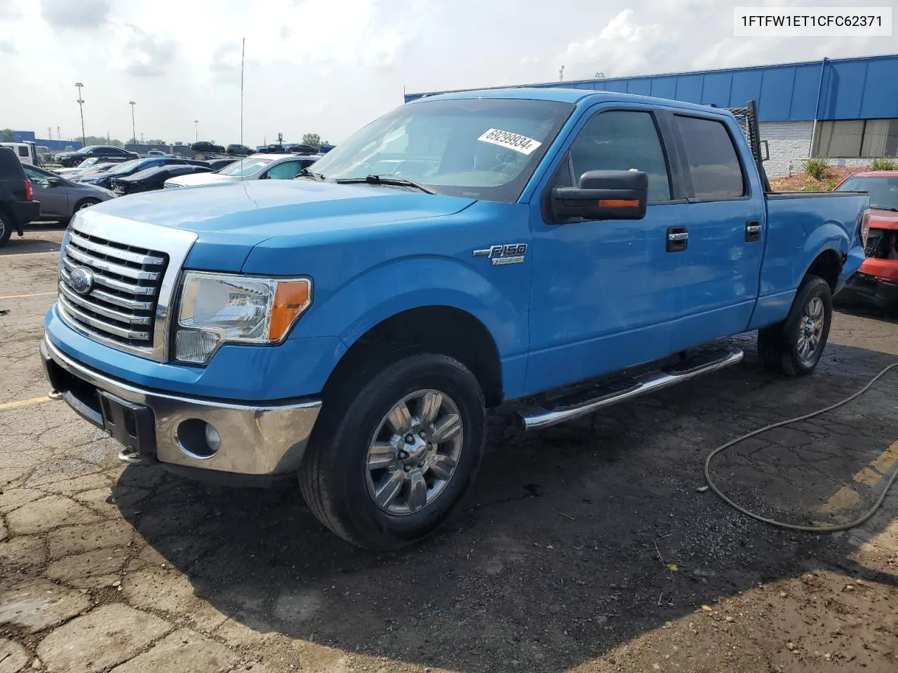 2012 Ford F150 Supercrew VIN: 1FTFW1ET1CFC62371 Lot: 69299934