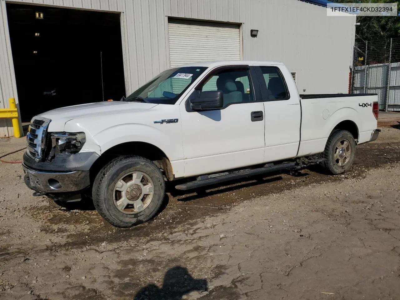 2012 Ford F150 Super Cab VIN: 1FTFX1EF4CKD32394 Lot: 69417944