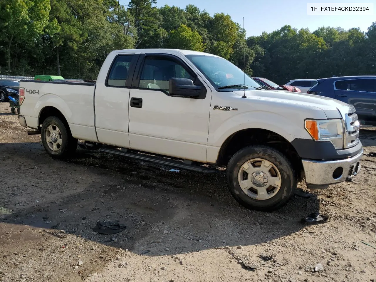 2012 Ford F150 Super Cab VIN: 1FTFX1EF4CKD32394 Lot: 69417944