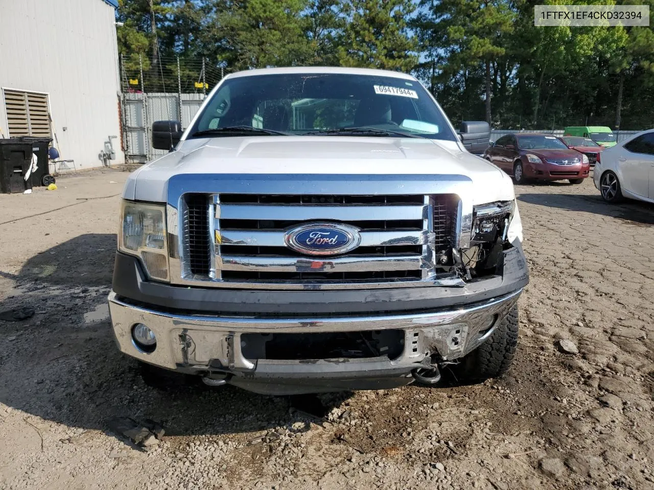 2012 Ford F150 Super Cab VIN: 1FTFX1EF4CKD32394 Lot: 69417944