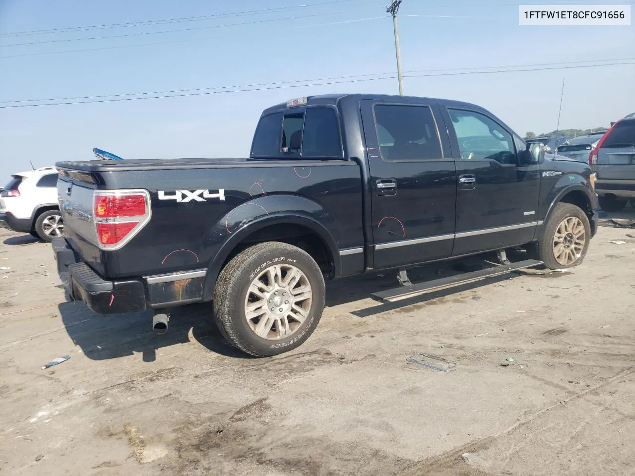 2012 Ford F150 Supercrew VIN: 1FTFW1ET8CFC91656 Lot: 69444504