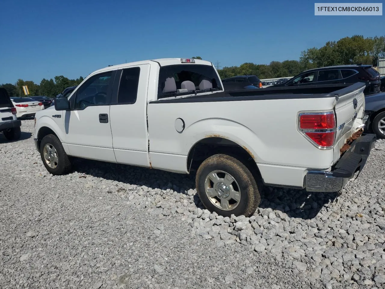 2012 Ford F150 Super Cab VIN: 1FTEX1CM8CKD66013 Lot: 69458494