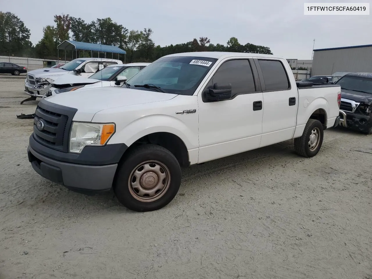 2012 Ford F150 Supercrew VIN: 1FTFW1CF5CFA60419 Lot: 69874444