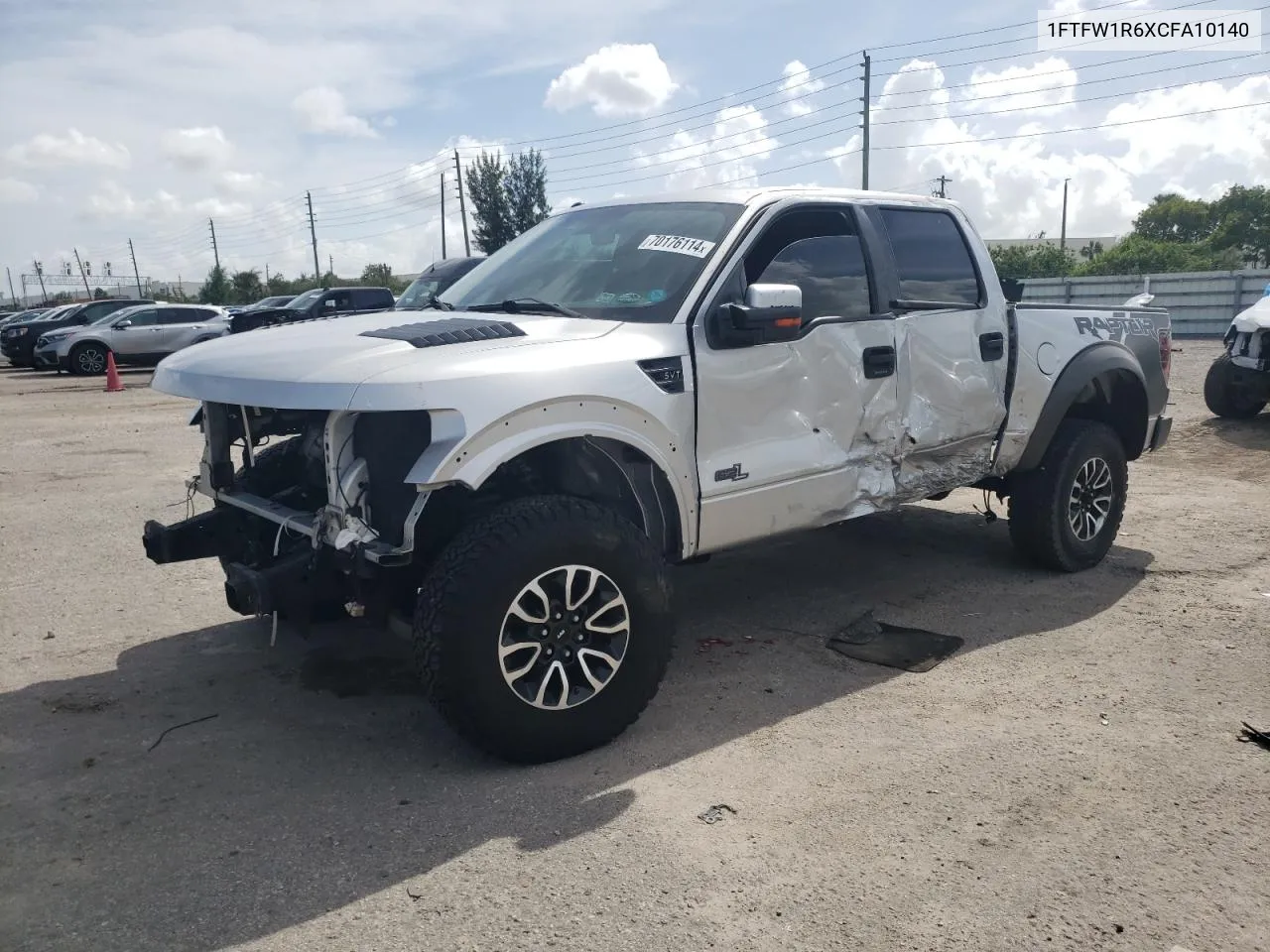 1FTFW1R6XCFA10140 2012 Ford F150 Svt Raptor