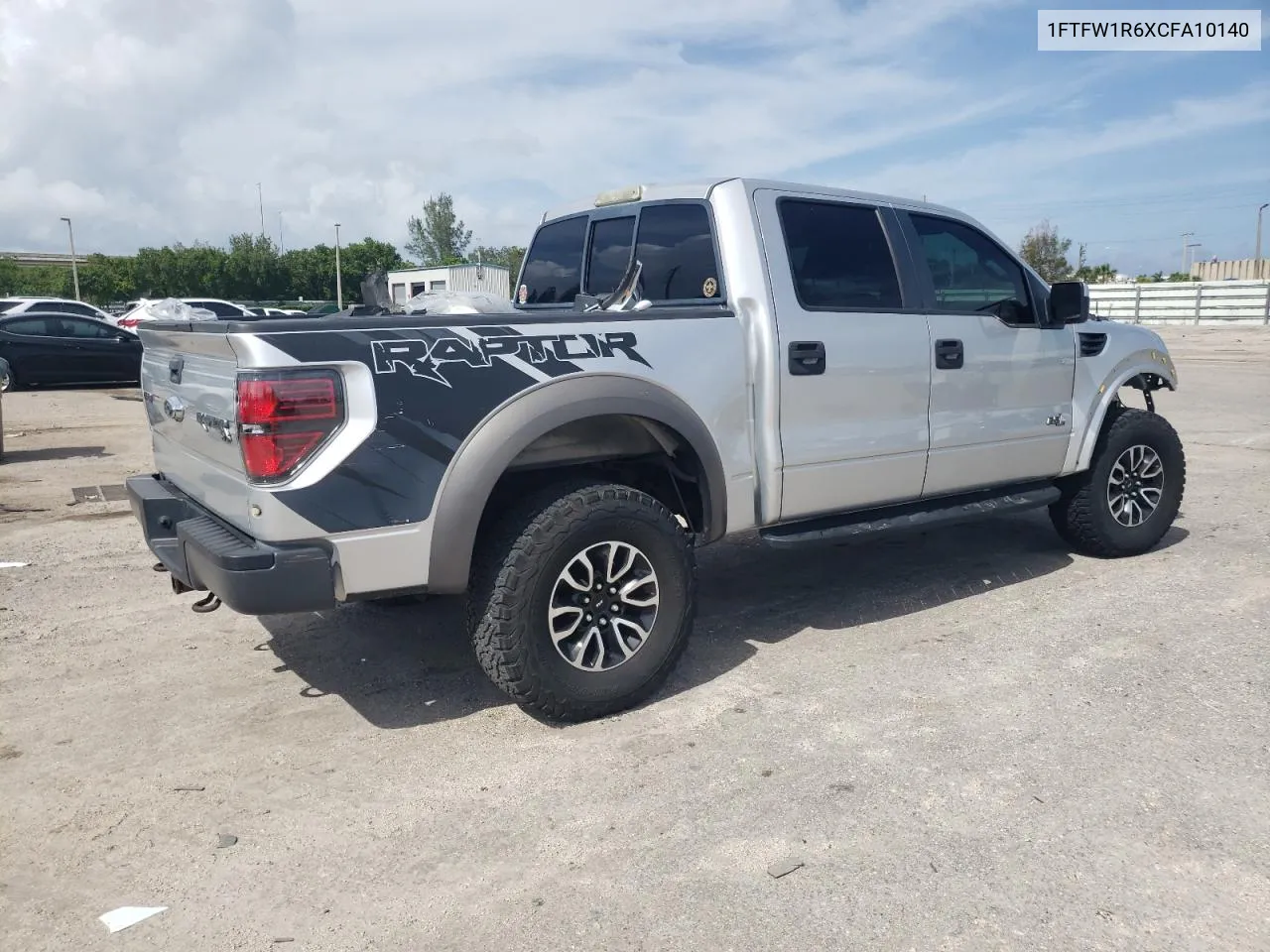 2012 Ford F150 Svt Raptor VIN: 1FTFW1R6XCFA10140 Lot: 70176114