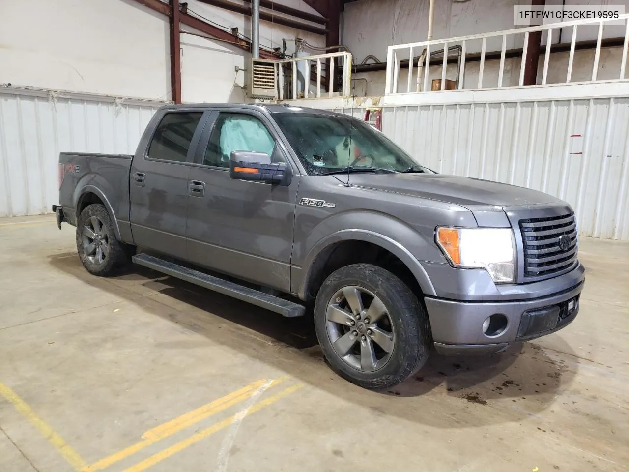 2012 Ford F150 Supercrew VIN: 1FTFW1CF3CKE19595 Lot: 70190934