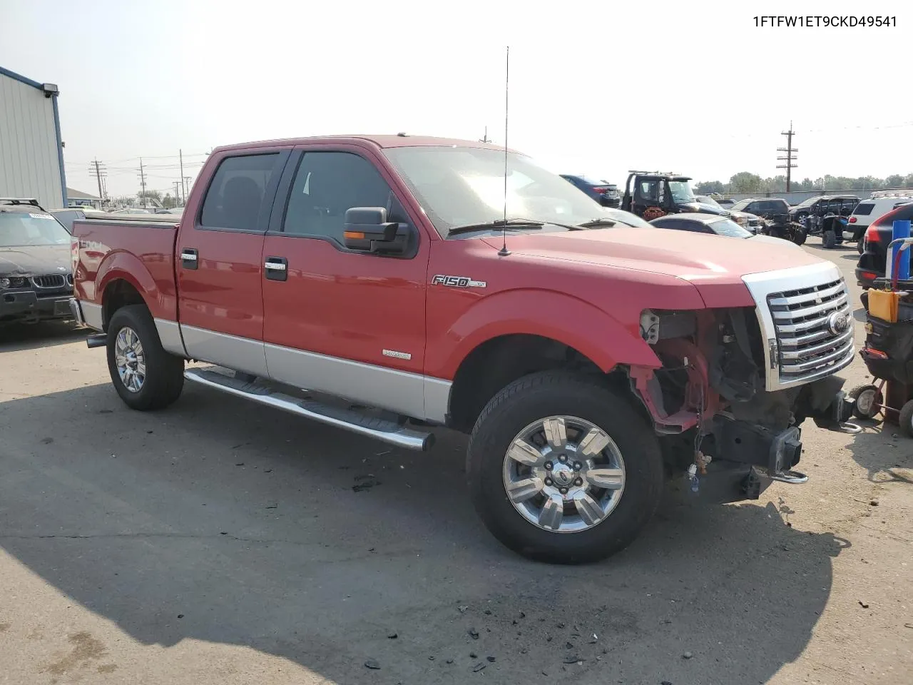 1FTFW1ET9CKD49541 2012 Ford F150 Supercrew