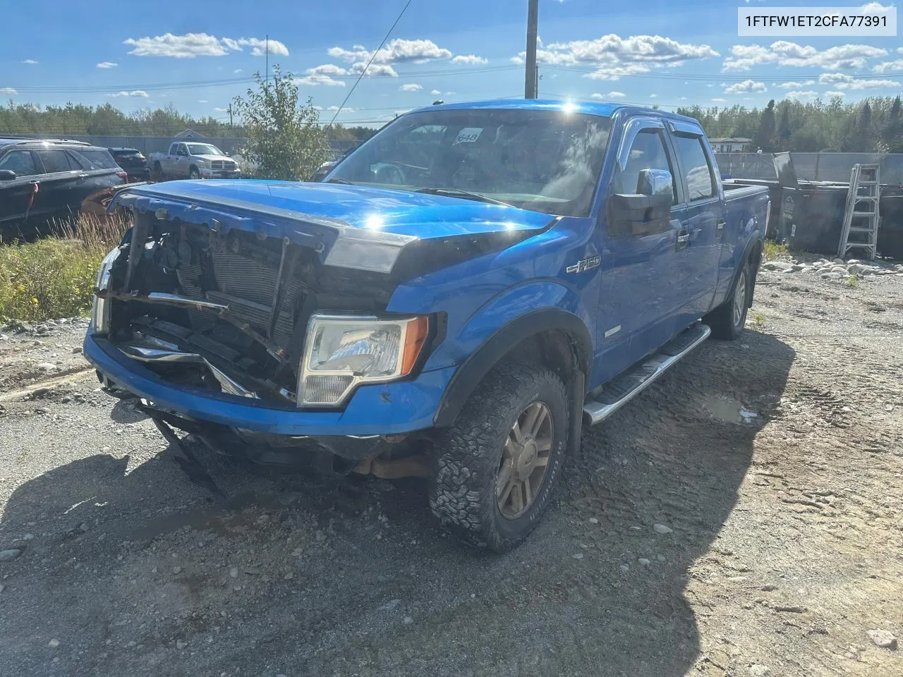 2012 Ford F150 Supercrew VIN: 1FTFW1ET2CFA77391 Lot: 70271624